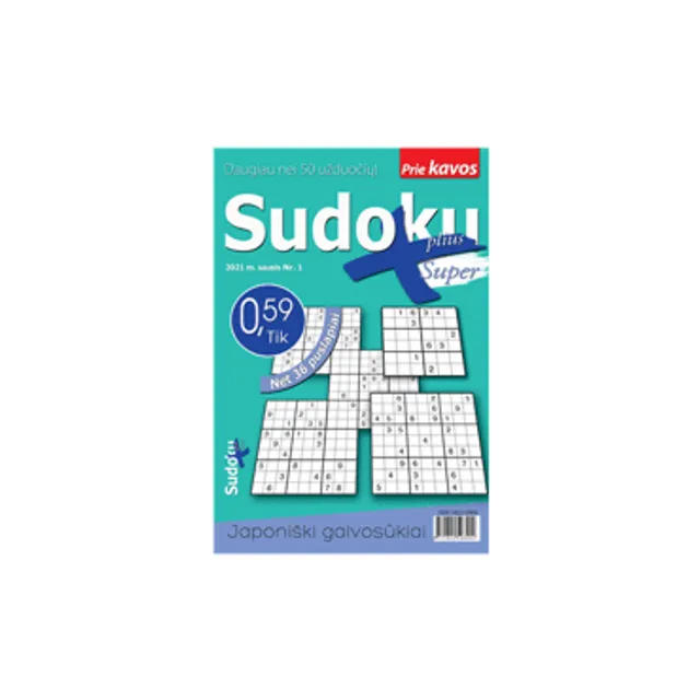 Žurnalas SUPER SUDOKU PLIUS