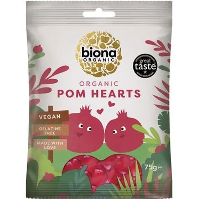 Granatų širdelės BIONA, 75 g
