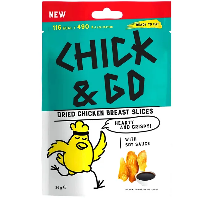 Dried chicken snack CHICK&GO Soy sauce, 30g