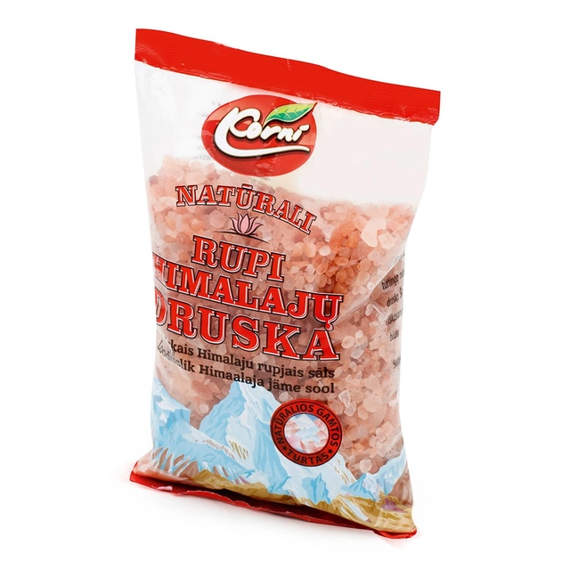 Natūrali rupi Himalajų druska KORNI, 500 g