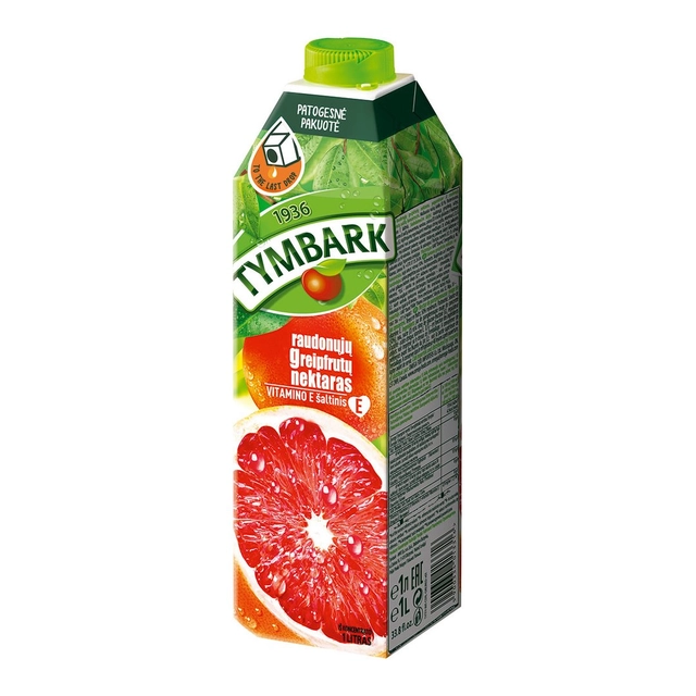 Raudonųjų greipfrutų nektaras TYMBARK, 1 l