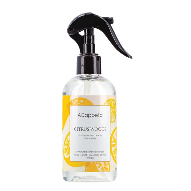 Purškiamas namų kvapas ACAPPELLA Citrus woods, 250 ml