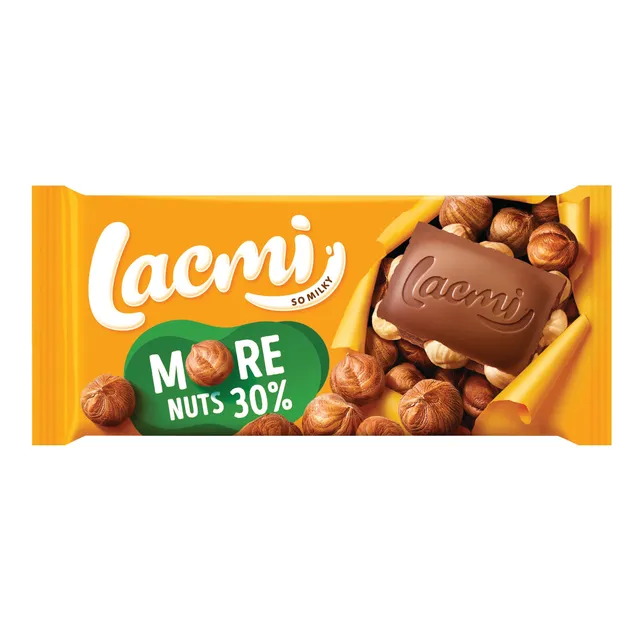 Milk chocolate with healthy hazelnuts ROSHEN, 90 g