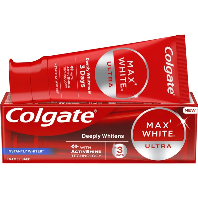 Toothpaste COLGATE MAX WHITE ULTRA INSTANTLY WHITER, 50 ml