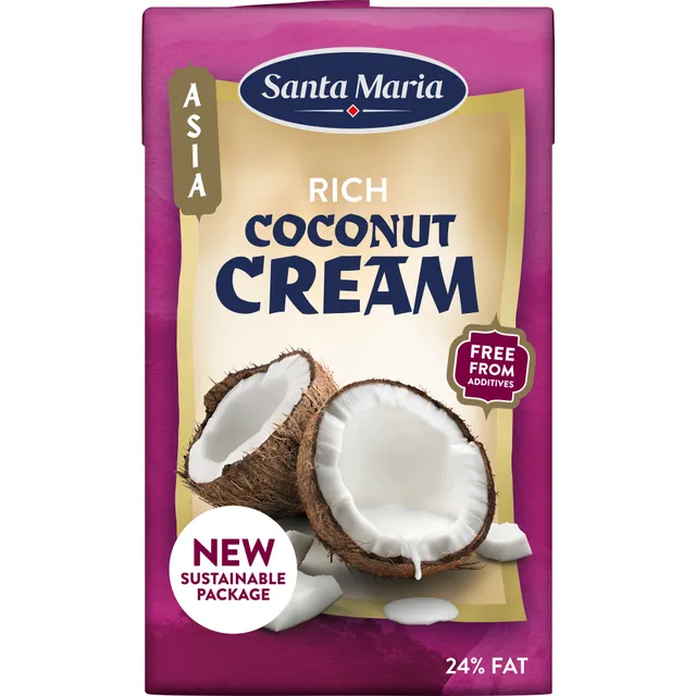 Kokosų kremas SANTA MARIA, riebumas 24%, 250 ml