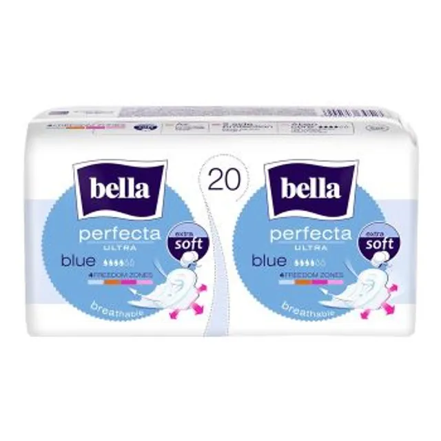 Higieniniai paketai BELLA PERFECTA Ultra Blue, 20vnt