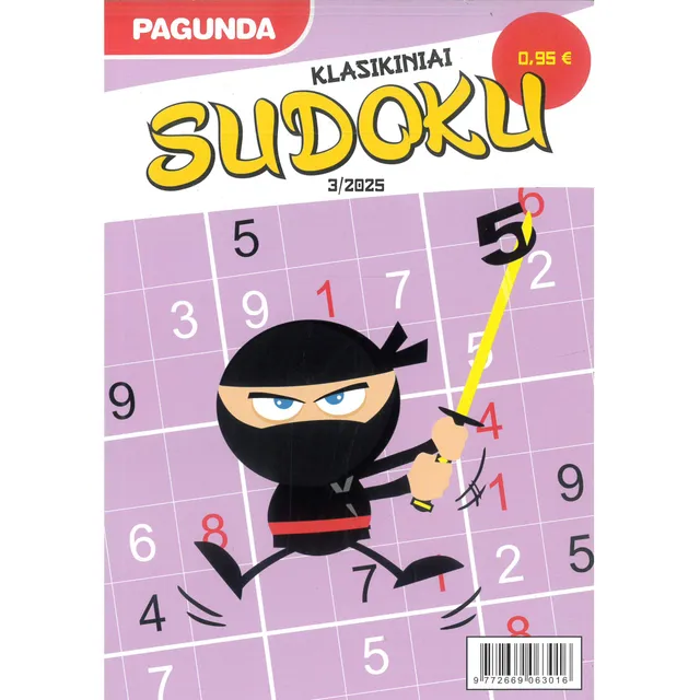 Žurnalas PAGUNDA KLASIKINIAI SUDOKU
