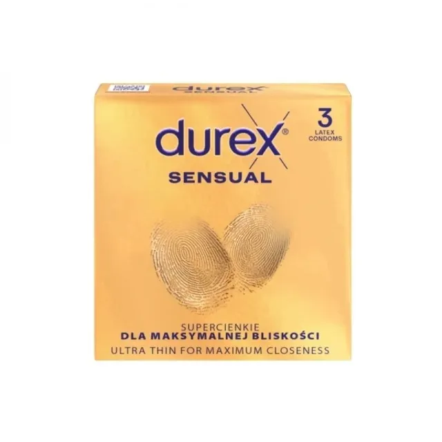 Prezervatyvai DUREX SENSUAL, 3 vnt.