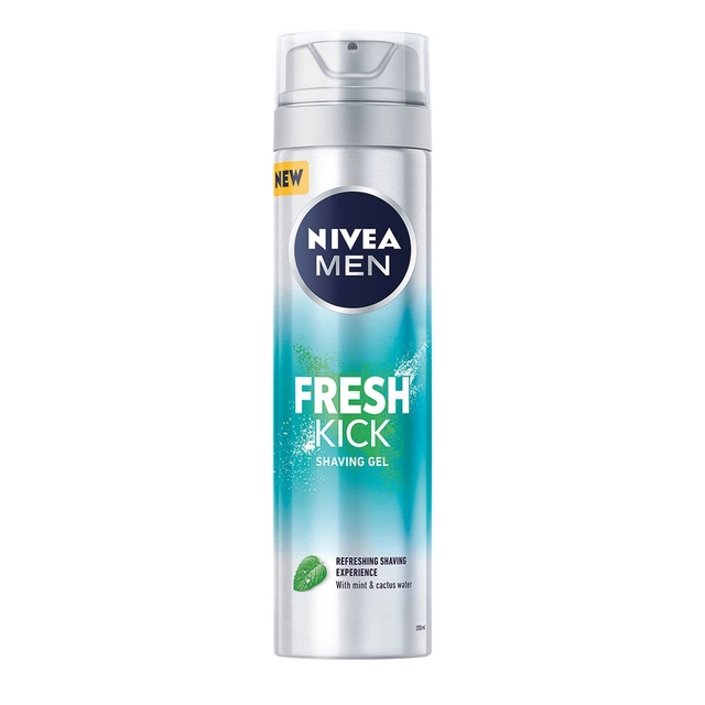 Skutimosi želė NIVEA MEN FRESH KICK, 200 ml