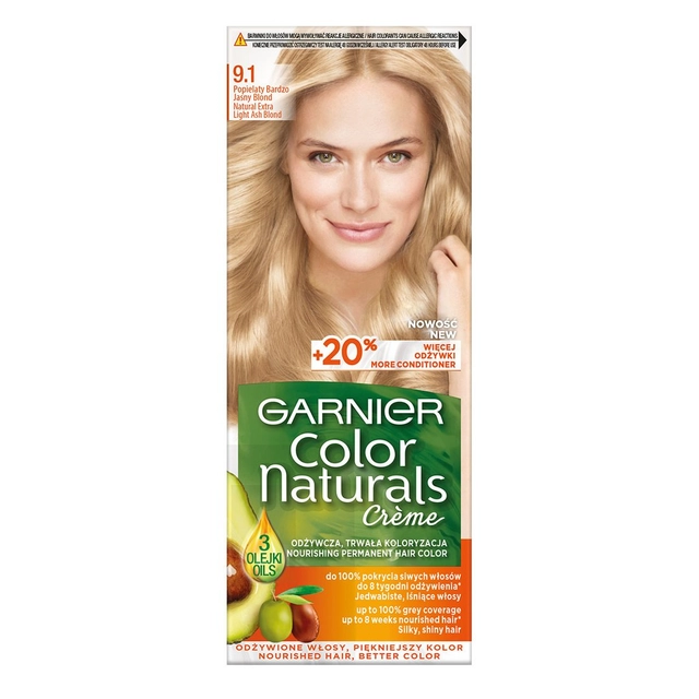 Plaukų dažai GARNIER COLOR NATURALS, Nr.9.1