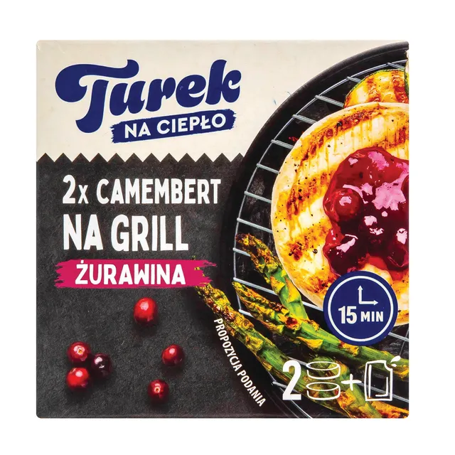Kepamas sūris su spanguolių uogiene TUREK GRILL, 230g