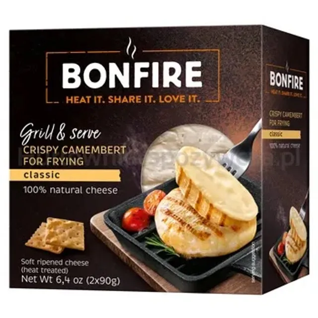 Сыр Камамбер для запекания BONFIRE, 2x90 г