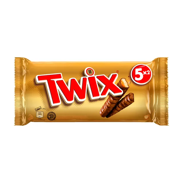 Шоколадные батончики TWIX, 5 x 50 г
