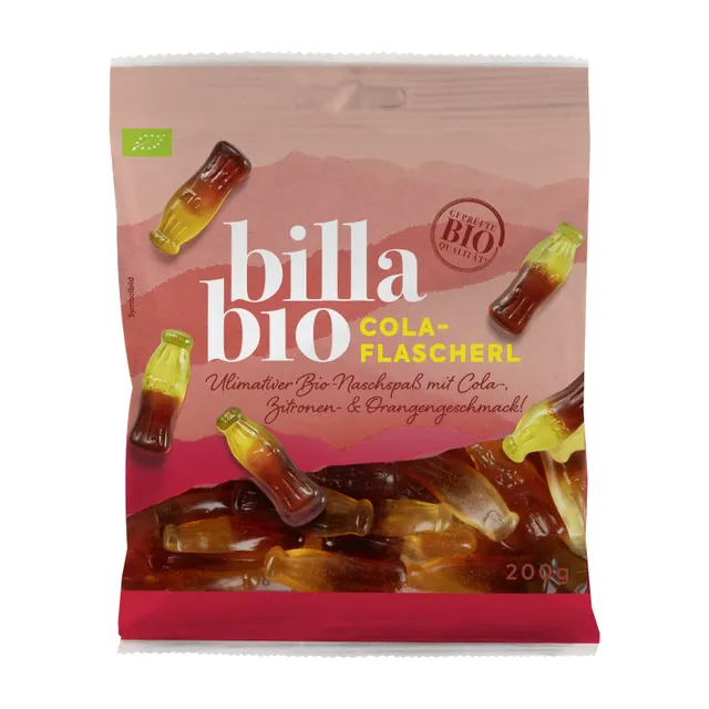 Cola guminukai BILLA BIO, 200 g