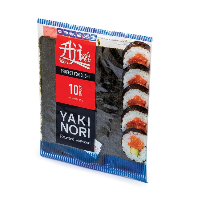 Kepinti jūros dumblių lapai AJI, 25 g