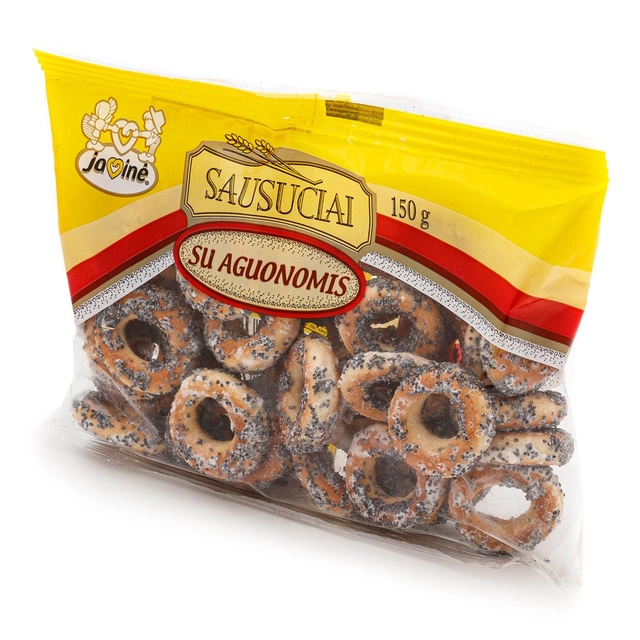 Biscuits with poppy seeds JAVINĖ, 150 g