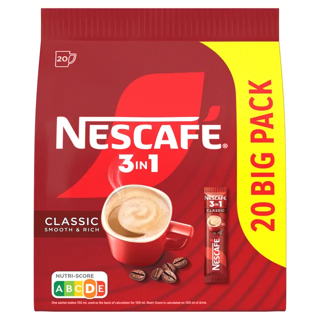 Кофейный напиток NESCAFÉ CLASSIC 3IN1, 20 x 16,5 г