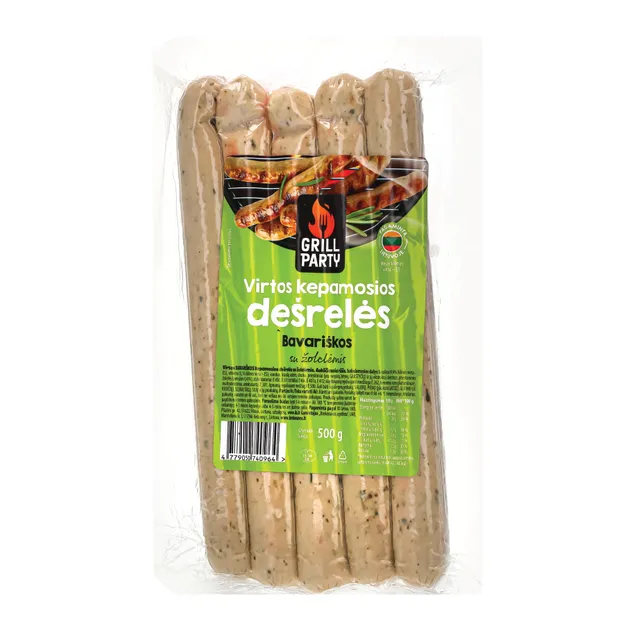 Virtos kepamosios dešrelės su žolelėmis BAVARIŠKOS, 500 g