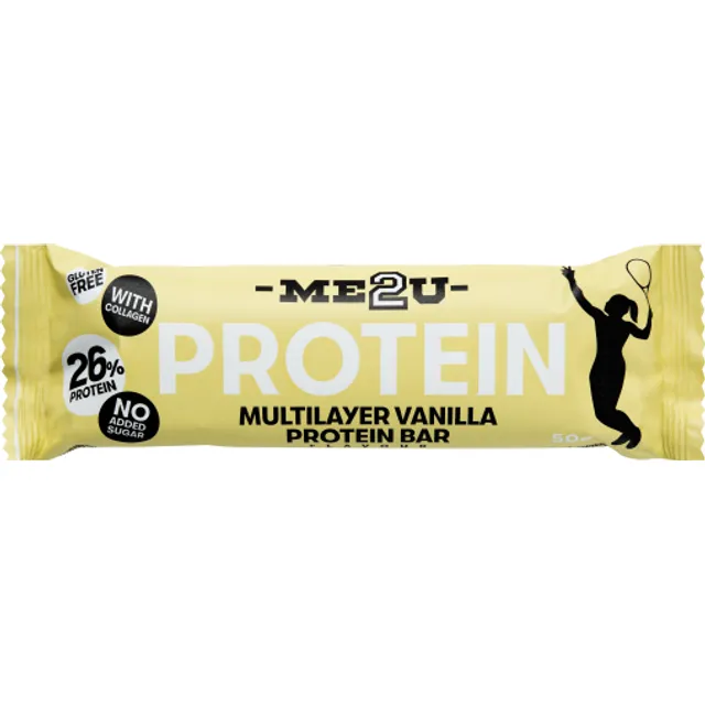 Proteino batonėlis ME2U PROTEIN MULTILAYER VANILLA, 50 g