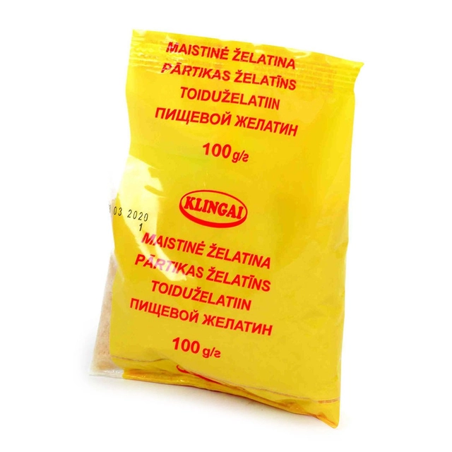 Želatina KLINGAI, 100 g