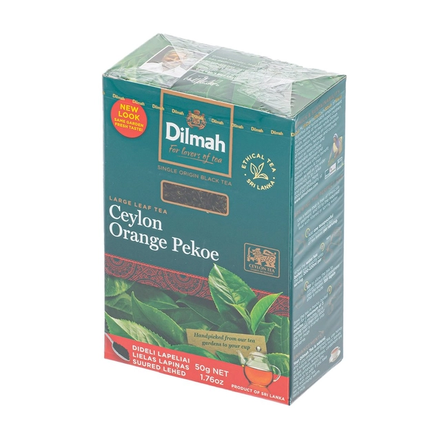Juodoji biri arbata DILMAH COP LEAF, 50 g