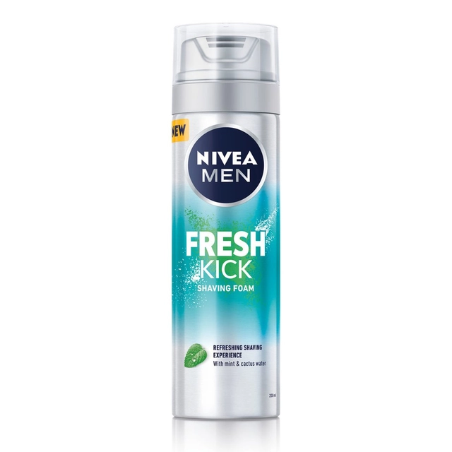 Shaving foam NIVEA MEN FRESH KICK, 200 ml