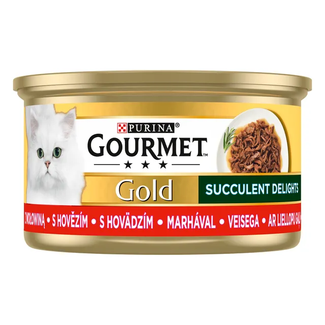 Katėms konservai GOURMET GOLD SUCCULENT DELIGHTS, 85 g