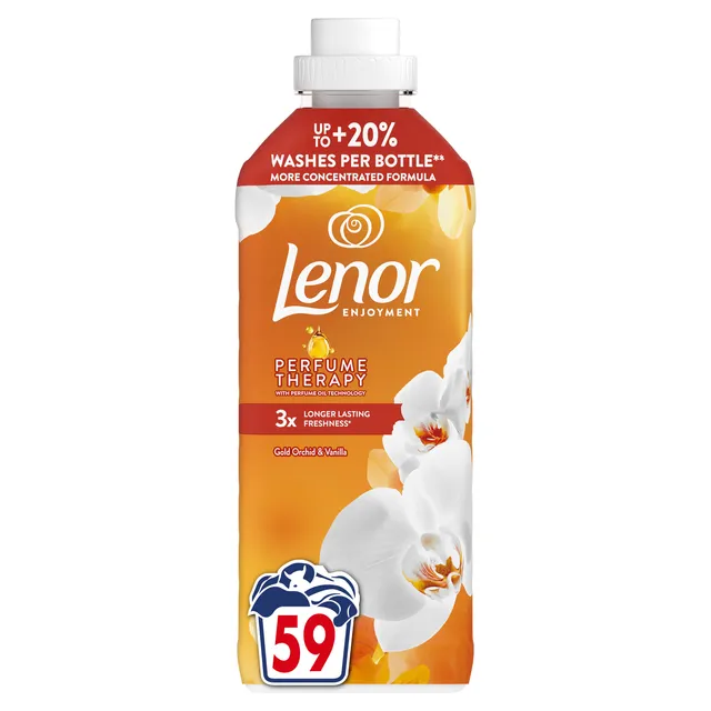 Minkštiklis LENOR Gold Orchid&Vanilla, 59 skalb., 1239 ml