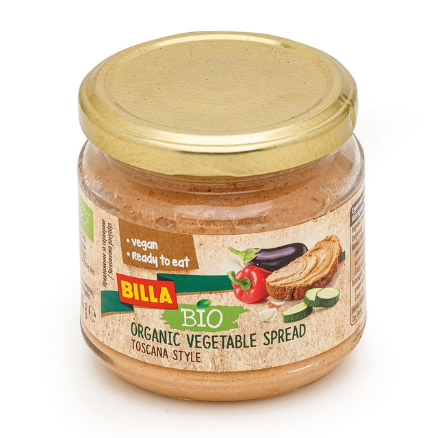 Тосканский овощной намаз BILLA BIO, 180 г