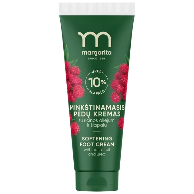 Minkštinamasis pėdų kremas MARGARITA, 75 ml