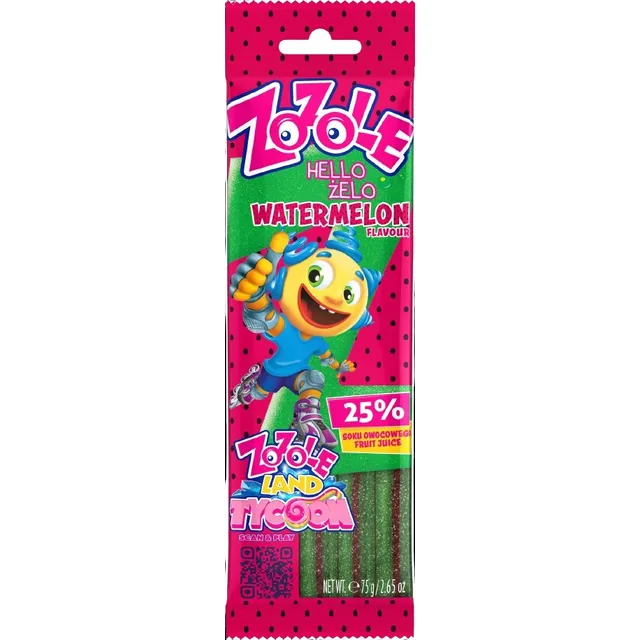 Juostiniai guminukai ZOZOLE WATERMELON, 75 g