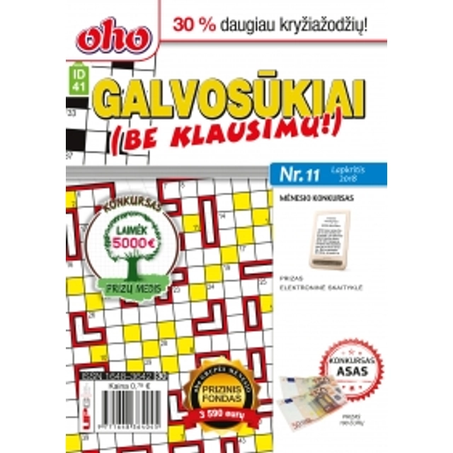 Žurnalas OHO GALVOSŪKIAI BE KLAUSIMŲ, 1 vnt.