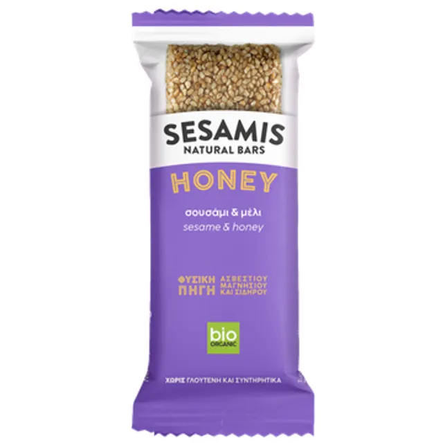 Sezamų ir medaus batonėlis Simple bliss, 34 g