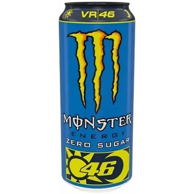 Energy drink MONSTER VALENTINO ROSSI ZERO, 500 ml