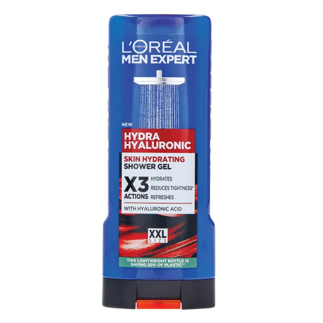 Dušo želė su magniu MEN EXPERT HYDRA HYALURONIC DEFENCE, 400 ml