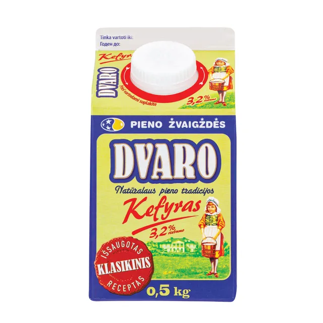 Kefyras DVARO, 3,2% rieb., 500 g