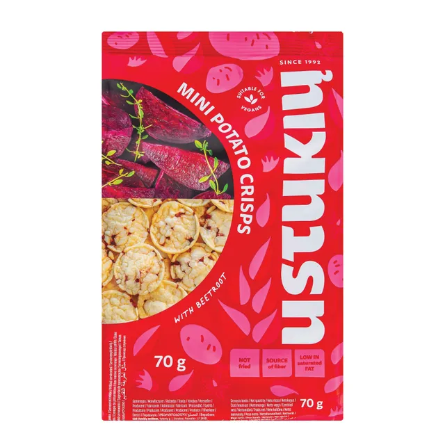 Mini bulvių trapučiai su burokėliais, 70 g