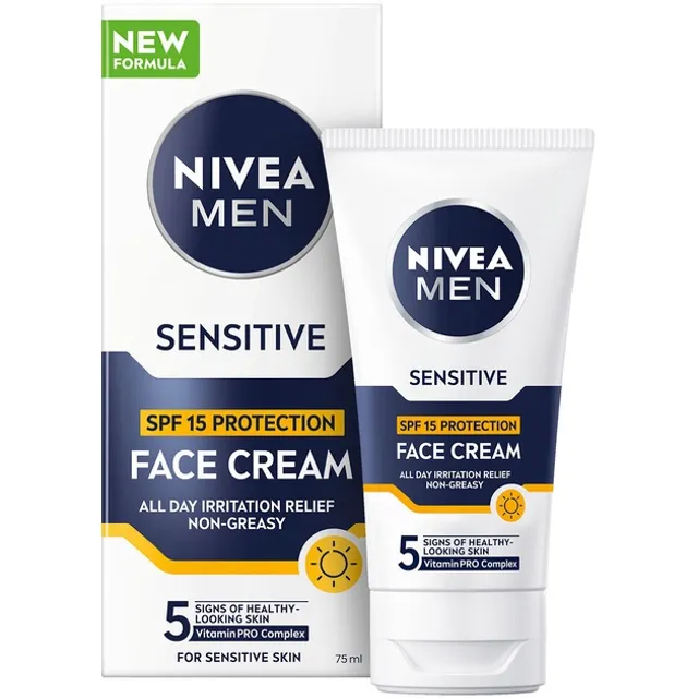 Увлажняющий крем для лица NIVEA MEN SENSITIVE SPF15
