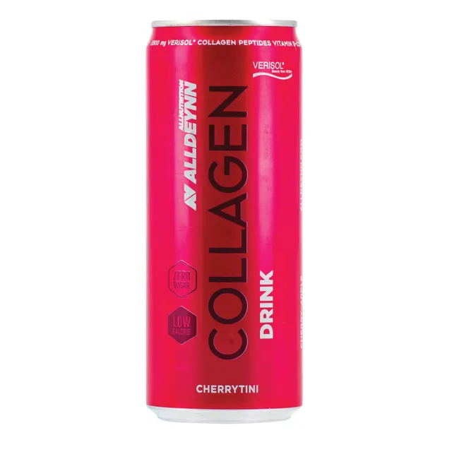 Collagen drink with cherry and apple flavor ALLNUTRITION, 330 ml