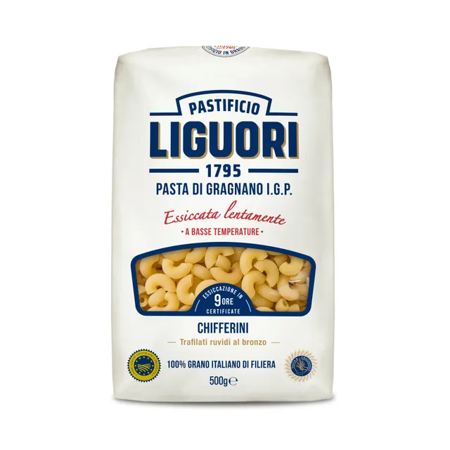 Kietagrūdžiai itališki makaronai LIGUORI CHIFFERINI, 500 g