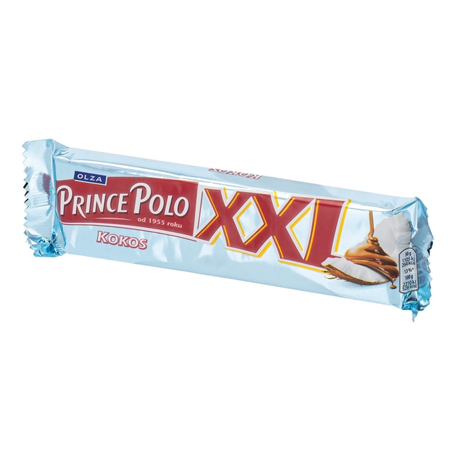 Traškus vaflis su kokosų įdaru PRINCE POLO COCONUT, 45 g