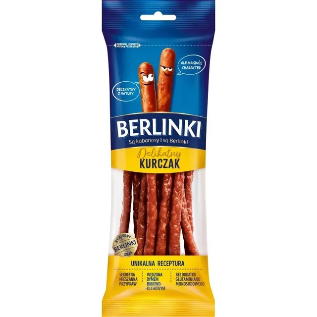Chicken Kabanos Sausages BERLINKI, 85 g