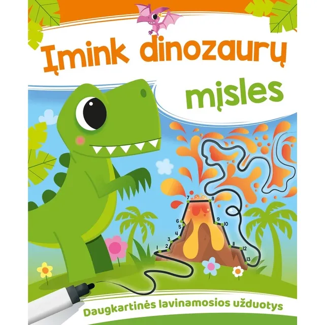 Knyga ĮMINK DINOZAURŲ MĮSLES
