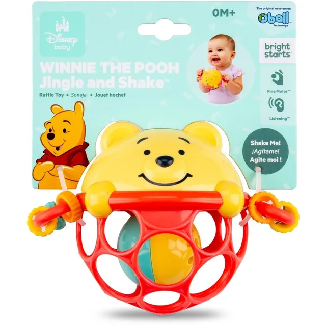 BRIGHT STARTS rattle Winnie the Pooh Jingle & Shake, 17408