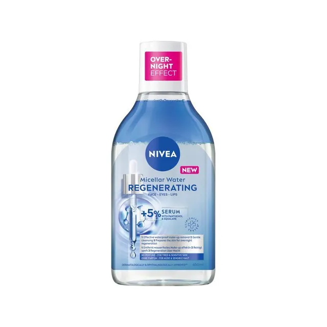 Регенерирующая мицеллярная вода с 5% сывороткой NIVEA, 400 мл