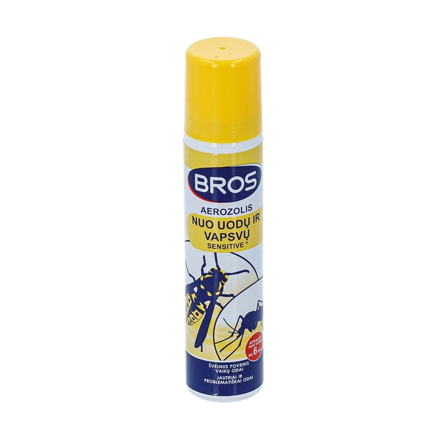 Аэрозоль от комаров и ос BROS SENSITIVE, 90 мл