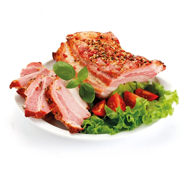 Roasted pork belly with bone