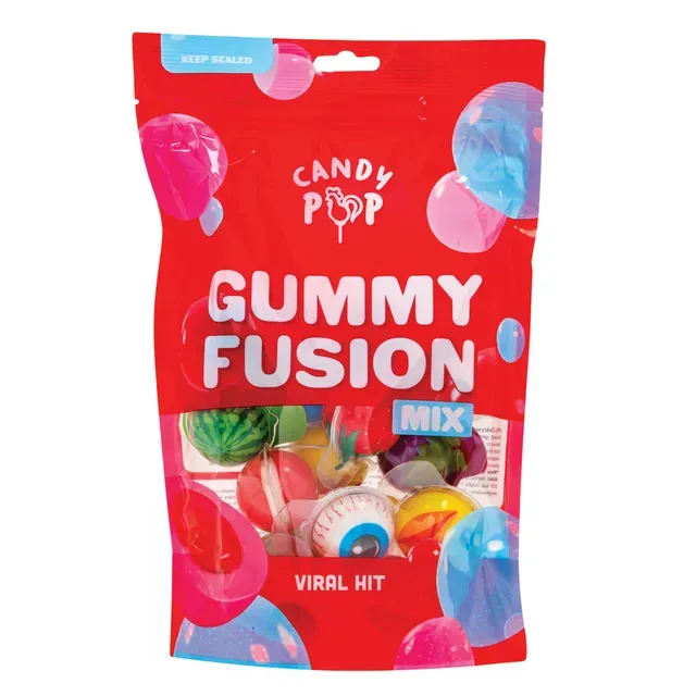 Жевательные конфеты с начинкой CANDY POP GUMMY FUSION MIX, 150 г