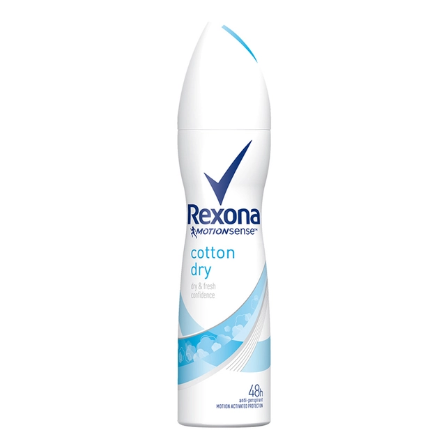 Purškiamas dezodorantas REXONA COTTON DRY, 150 ml