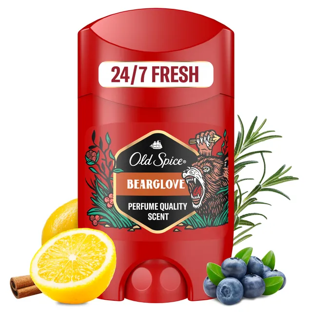 Pieštukinis dezodorantas OLD SPICE BEARGLOVE, 50 ml